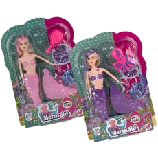 Mermaid with Light Up Tail 27cm